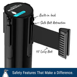 Visiontron Prime Safety Features Black