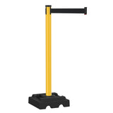 Retracta-Belt 10' Hyper-Strength Outdoor Utility Retractable Belt Barrier Yellow BK
