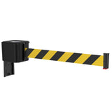 Retracta-Belt Hyper-Strength Wall Mount Retractable Belt Barrier Outdoor Black Body