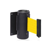 WallMaster 3in Xtra Wide 10ft Wall Mount Retractable Belt Barrier Black