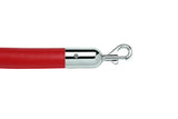 Red - Perfect-Drape Naugahyde Rope 1.5" Diameter Heavy-Duty Cotton Core