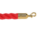 Red - Perfect-Drape Polypropylene Rope 1.5" Diameter Heavy-Duty Cotton Core