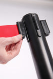 Belt Lock - WeatherMaster Triple 250 3-Belt Extreme-Duty Outdoor Post - Red