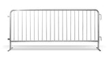 8.5ft Economy Pre-Galvanized 8.5 Ft Steel Bike Rack Barricade - Flat Feet