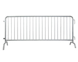 Galvanized Bridge Feet - CrowdMaster 1000 "The Beast" - Steel Barricades | Queue Solutions