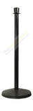 Ever-Straight Crown Top Economy Post & Rope Barrier Stanchion, Visiontron CP41S-SB