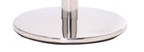Low Profile Base Weight - QueueProXtra Wide Retractable 3" Belt Barrier Polished Stainless Steel