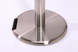 Roller Base - RollerPro Xtra E-Z Roll Portable Retractable 3" Belt Stanchion - Steel