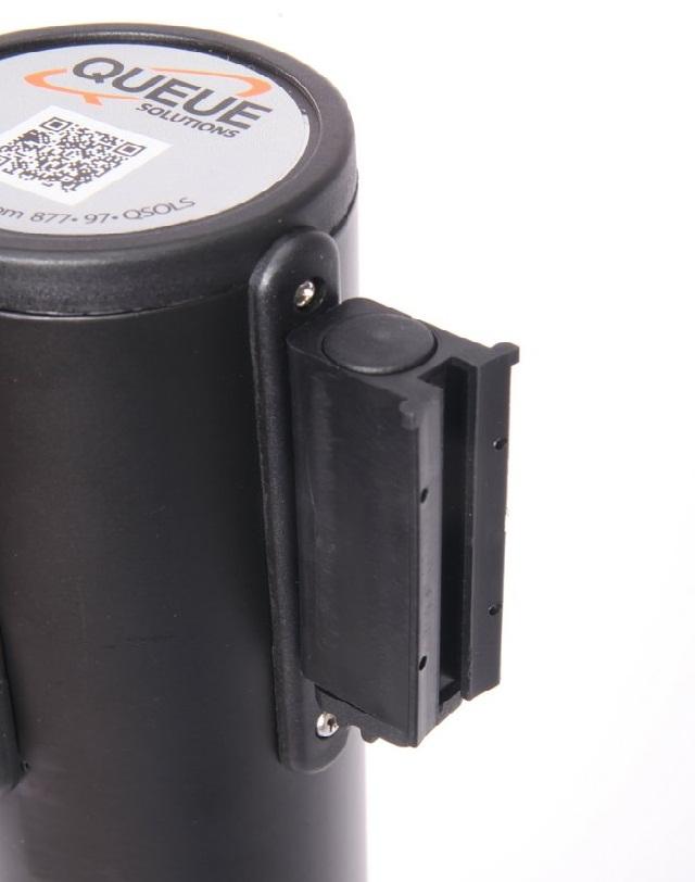 QueuePro 200 Slim Line Premium Retractable Belt Barrier, Satin