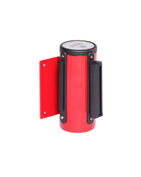 WallMaster 3in Xtra Wide 10ft Wall Mount Retractable Belt Barrier Red