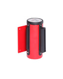 WallMaster 3in Xtra Wide 10ft Wall Mount Retractable Belt Barrier Red