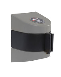 WallPro 450 Wall Mount Retractable Long Span Belt Barrier Gray