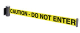 WallMaster 3" Xtra Wide 10' Wall Mount Belt Barrier Caution Do Not Enter