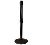 Retracta-Belt Hyper-Strength Dual-Line Receiver Stanchion Post, 301DBA-RCV