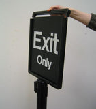 Demo - Designer Series Premium Hinged-Top Post Mount Sign Frames 