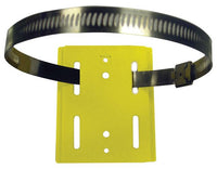 Hose Clamp Mount for Retracta-Belt Wall Mount Retractable Belt Barriers, Visiontron WP412HC-SB