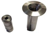 Mini Socket Floor Receptacle for Retracta-Belt & Conventional Barrier Posts, Visiontron 422-2SS