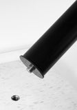 Small Footprint - Retracta-Belt Mini Socket Floor Mount 10' Retractable Belt Stanchion