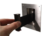 Mounted - Retracta-Belt Recessed In-Wall Mount Hyper-Strength 10' Barrier