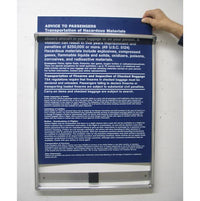 Designer Series Wall Mount Sign & Poster Frame, Visiontron FR711WM-SBSB