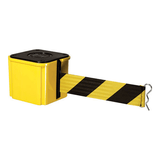 S-Hook Belt End - Retracta-Belt Magnetic Wall Mount Barrier 15' - Yellow